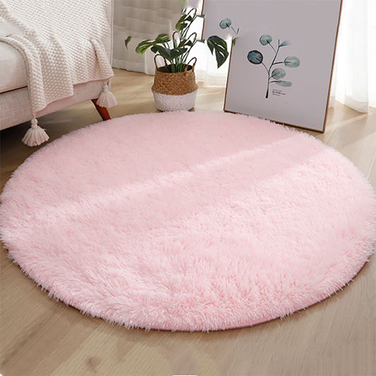 Fluffy Round Living Room Rugs