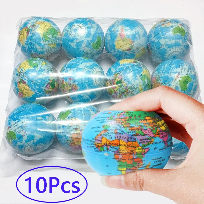 Funny World Atlas Squeeze Toys Stress Relief PU Foam Squeeze Creative Gifts