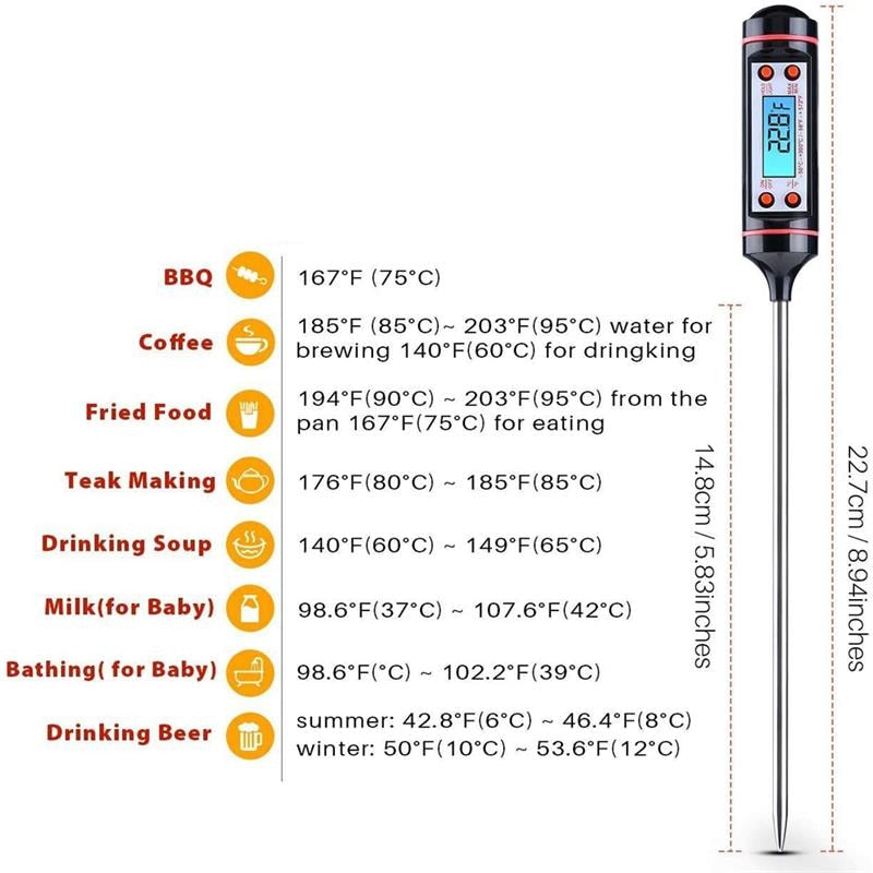 Temperature Probe For Cooking