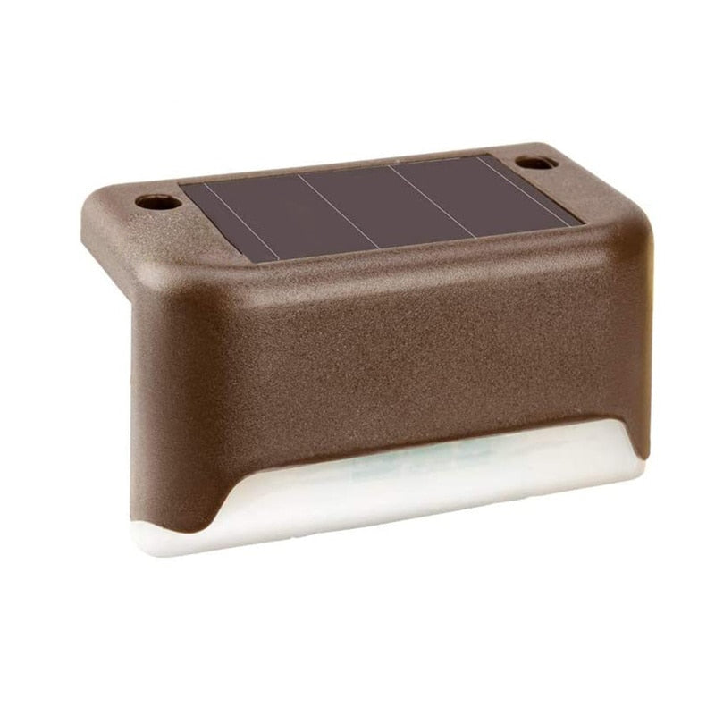 1/4/10/20pcs LED Solar Stair Light Waterproof Outdoor Garden Passage Courtyard Terrace Guardrail Step Light