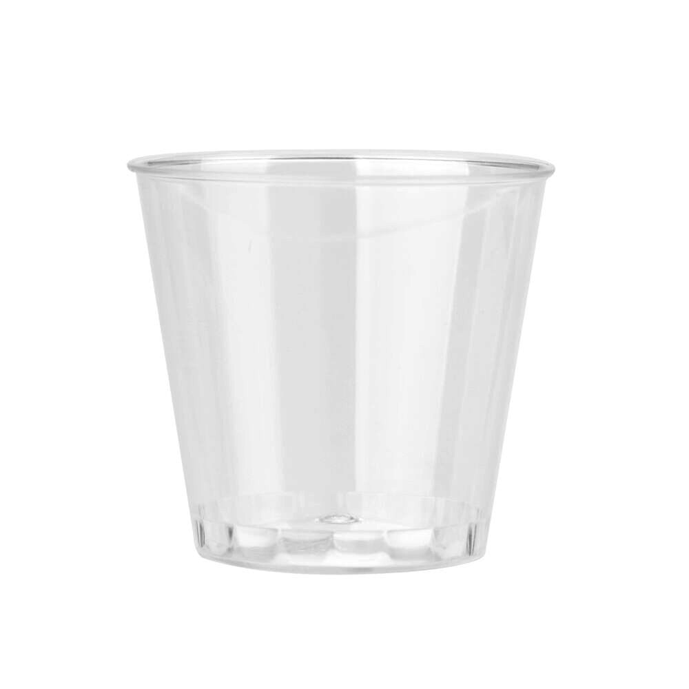 10-100PC 30ml Plastic Shot Glass Disposable Shooter Cups Disposable Clear Plastic Shot Glasses Tumblers Jelly Cups Portable Cups