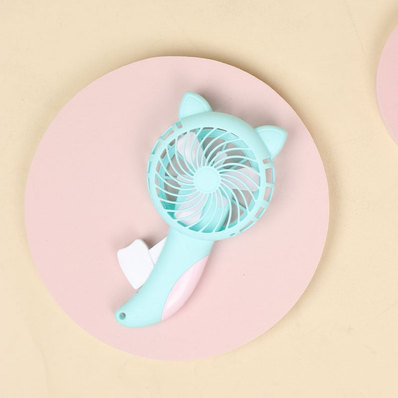 Hand-Cranked Travel Sized Fan