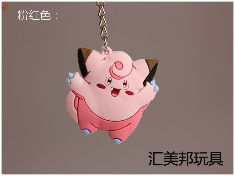 Pokemon Alloy Silicone Keychain Pendent