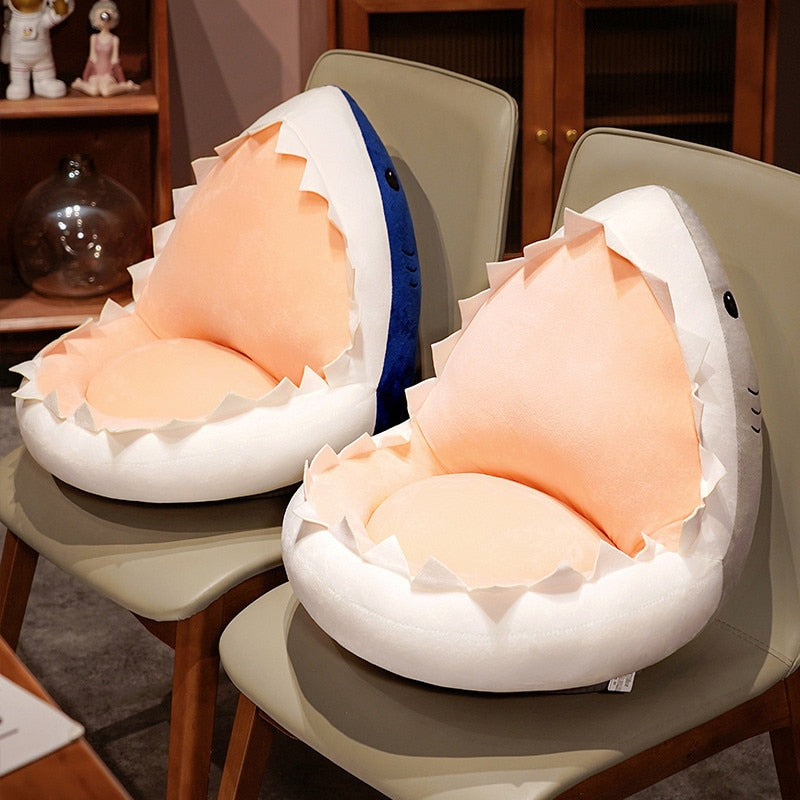 Kawaii UltrsSoft Shark Crocodile Dinosaur Teeth Plush Stuffed Toy Seat Cushions