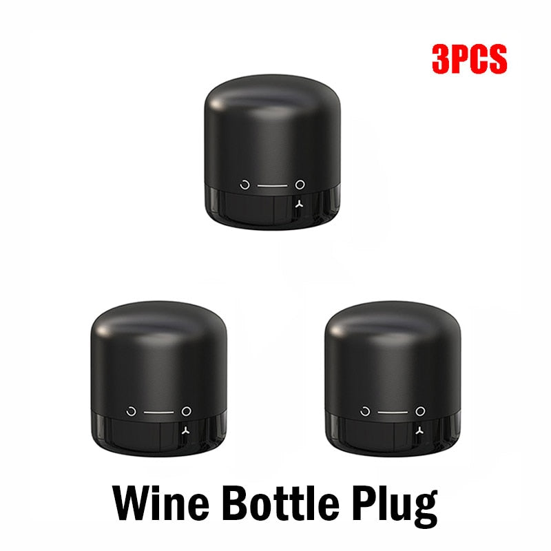 1/3pcs Vacuum Red Wine Bottle Cap Stopper Silicone Sealed Champagne Bottle Stopper Vacuum Retain Freshness Wine Plug Bar Tools