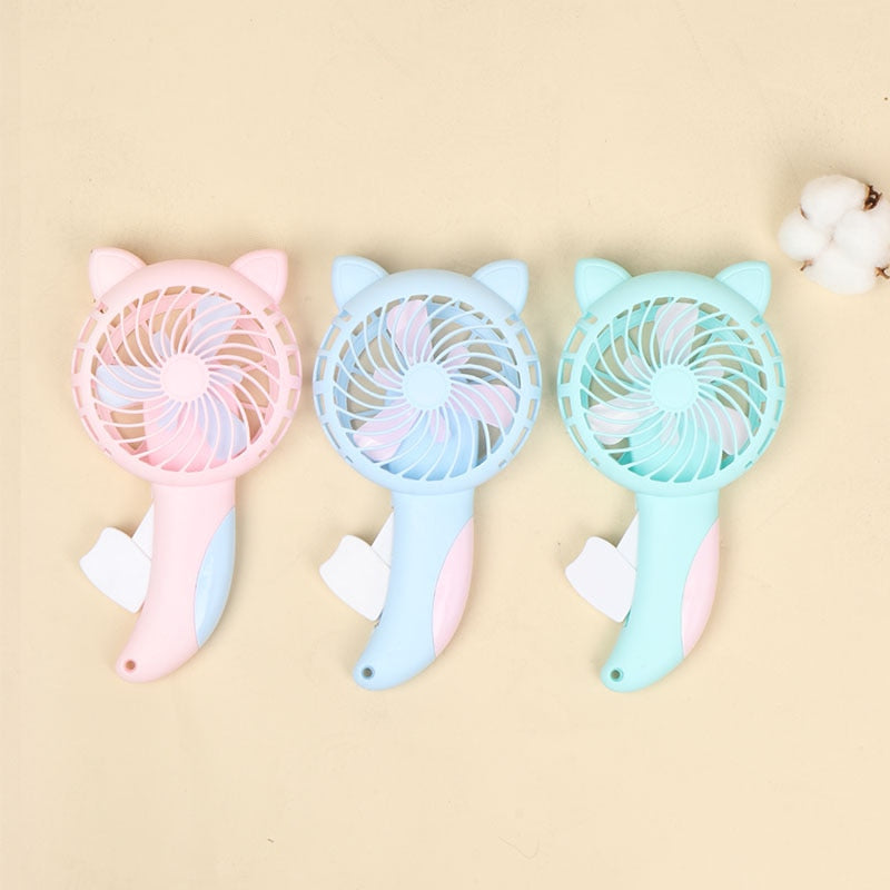 Hand-Cranked Travel Sized Fan