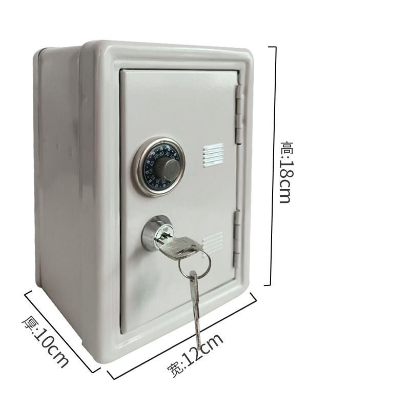 Iron Safe Organiser With 2 Keys In Various Colours