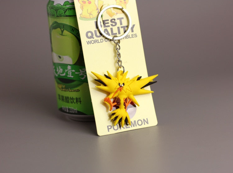 Pokemon Alloy Silicone Keychain Pendent
