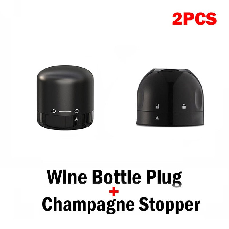 1/3pcs Vacuum Red Wine Bottle Cap Stopper Silicone Sealed Champagne Bottle Stopper Vacuum Retain Freshness Wine Plug Bar Tools