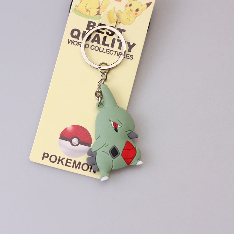 Pokemon Alloy Silicone Keychain Pendent