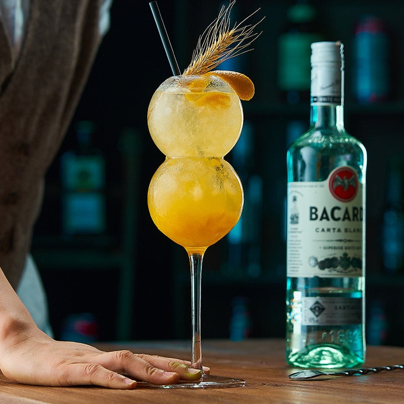 Crystal Double-Wine/Cocktail Glass