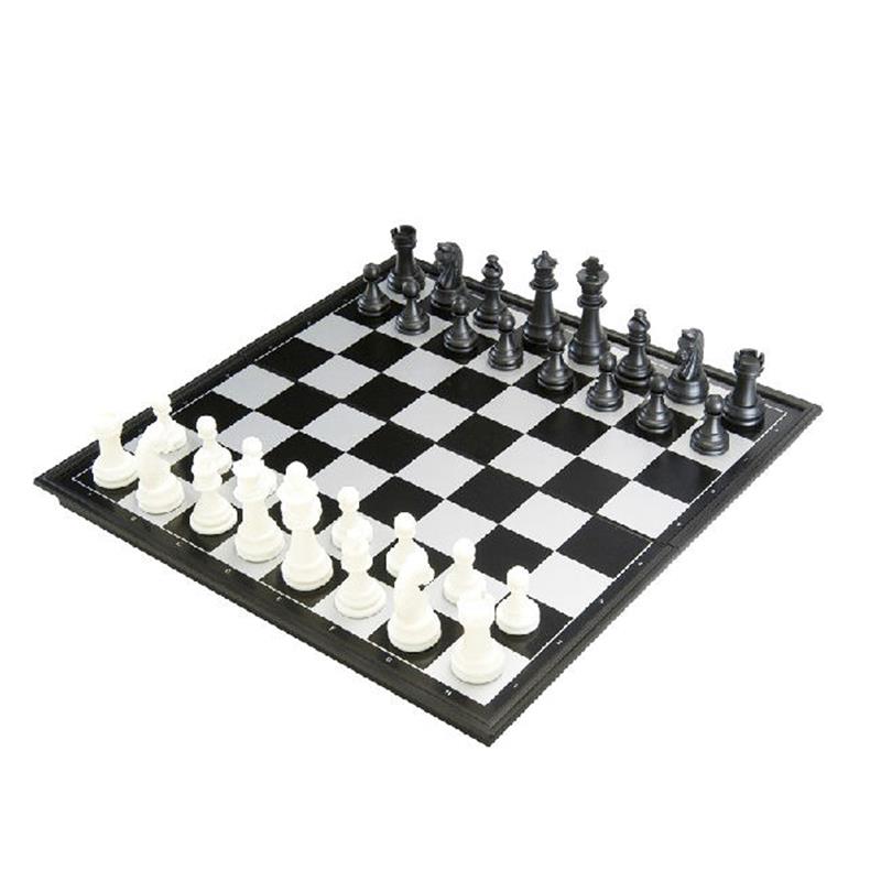 Black And White Magnetic Folding ChessBoard