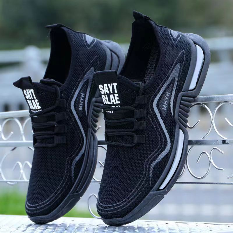 2023 Summer Mens Lace Up Breathable Running Trainers