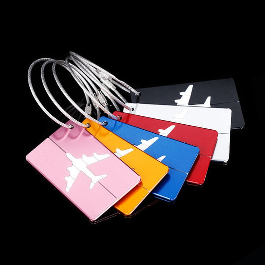 1PCS Aluminium Travel Tags Various Designs