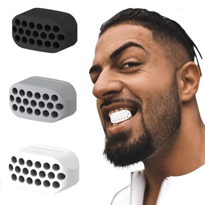 2pcs JawLine Exerciser Ball Facial Jaw Muscle Toner Training Fitness Anti-aging Food-grade Silica Face Chin Cheek Lifting Slimming