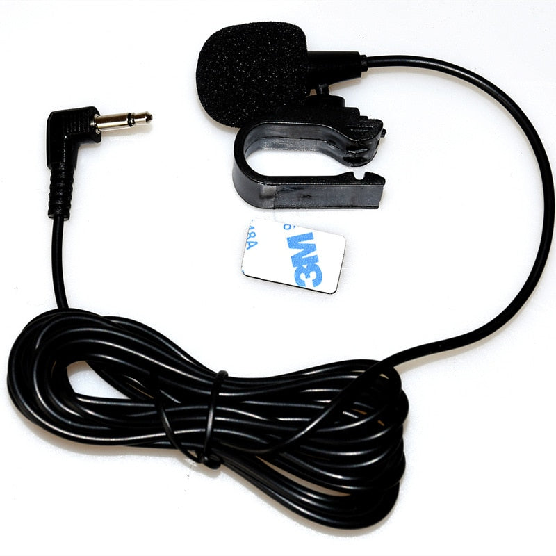 3.5MM Car Audio Microphone Clip Jack Plug Mic 3M Wired Bluetooth External Microphone For Auto DVD Radio