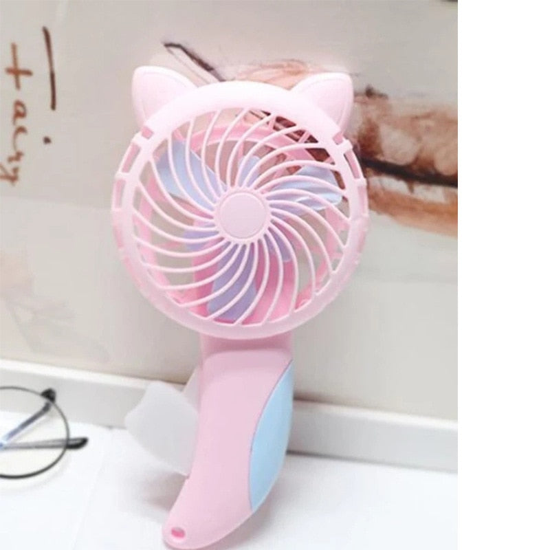 Hand-Cranked Travel Sized Fan