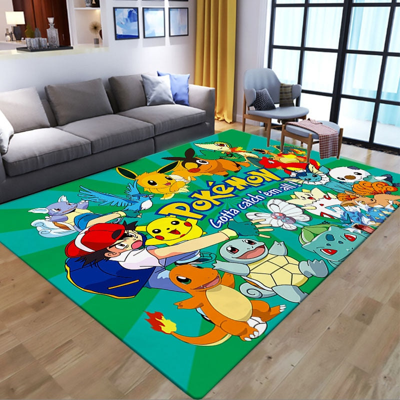 Pokemon Anti-Slip Rectangular Rug