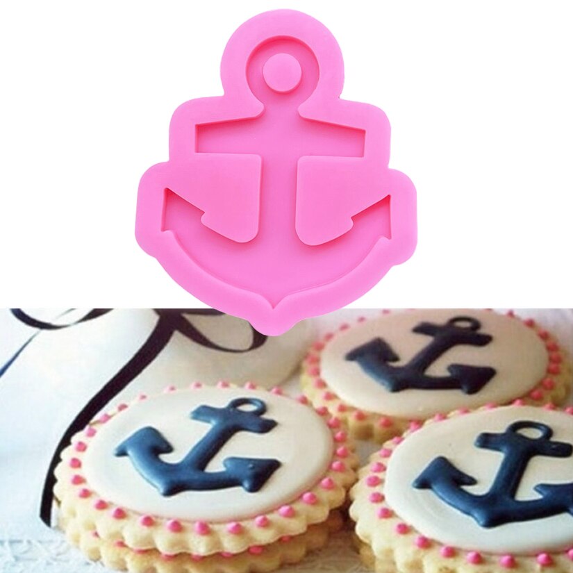 Anchor Silicone Mold Sugarcraft Chocolate Cupcake Baking Mold Fondant Cake Decorating Tools