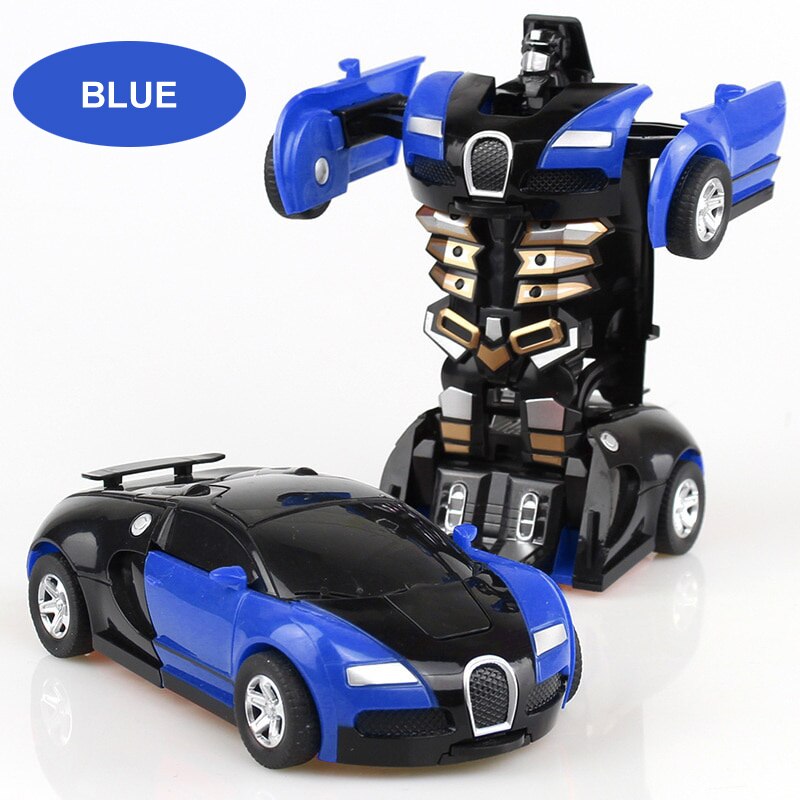 Transforming Robot With One Click Automatic Transform Toy Car