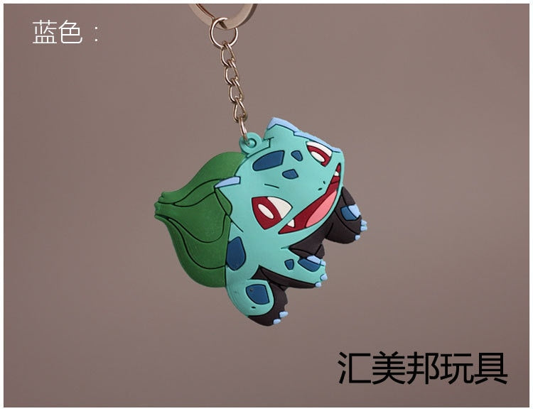 Pokemon Alloy Silicone Keychain Pendent