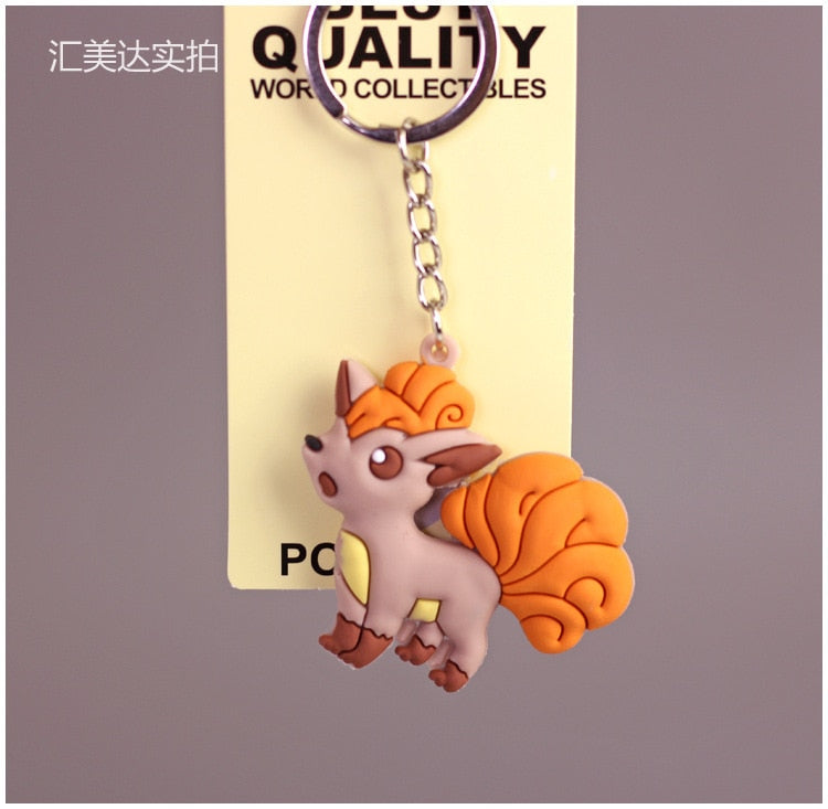 Pokemon Alloy Silicone Keychain Pendent