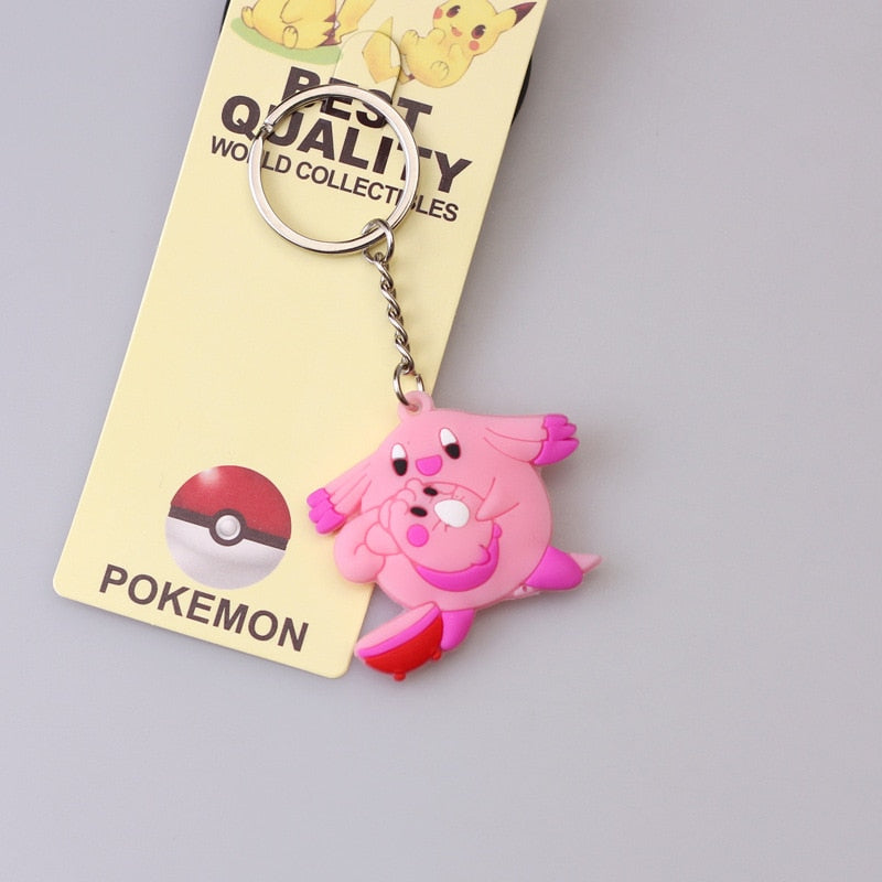 Pokemon Alloy Silicone Keychain Pendent