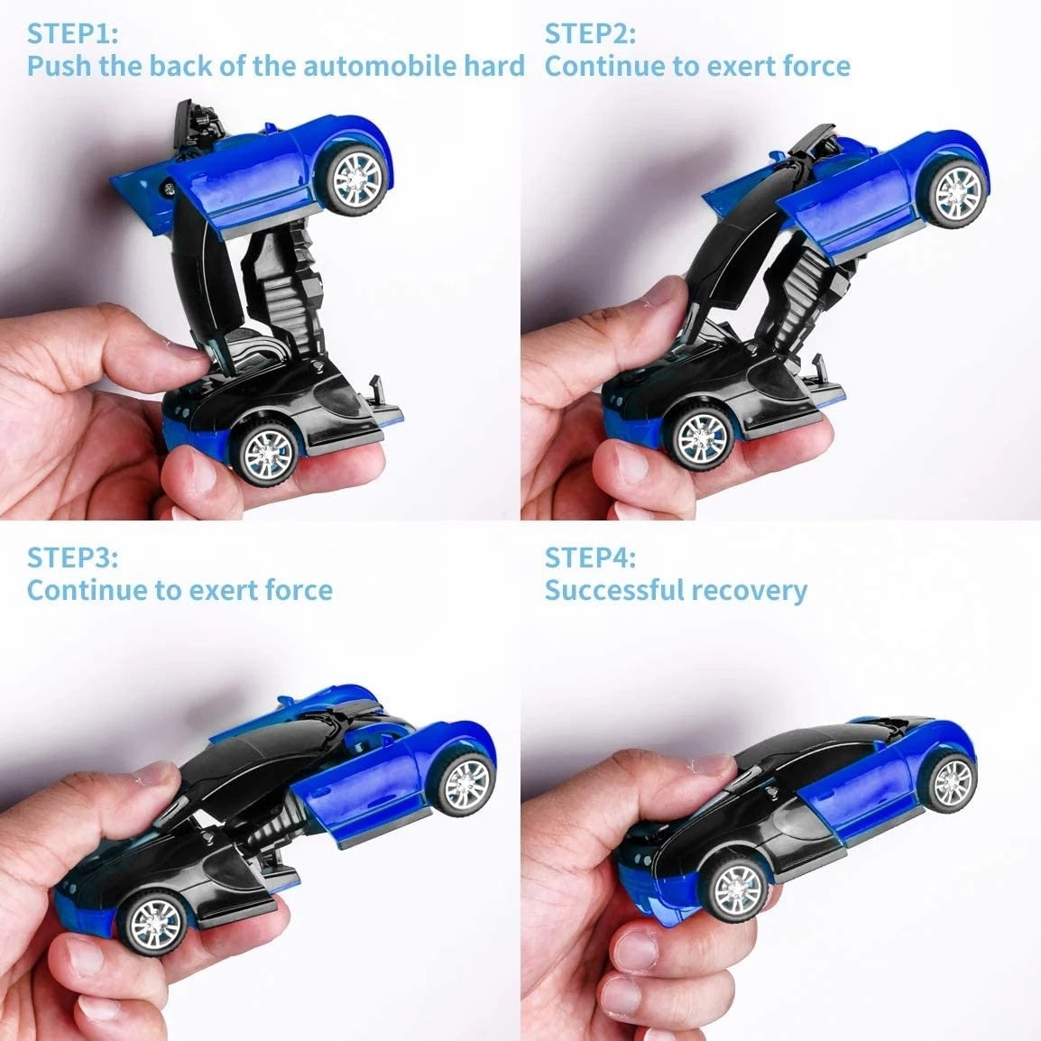 Transforming Robot With One Click Automatic Transform Toy Car