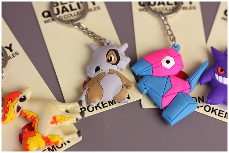 Pokemon Alloy Silicone Keychain Pendent