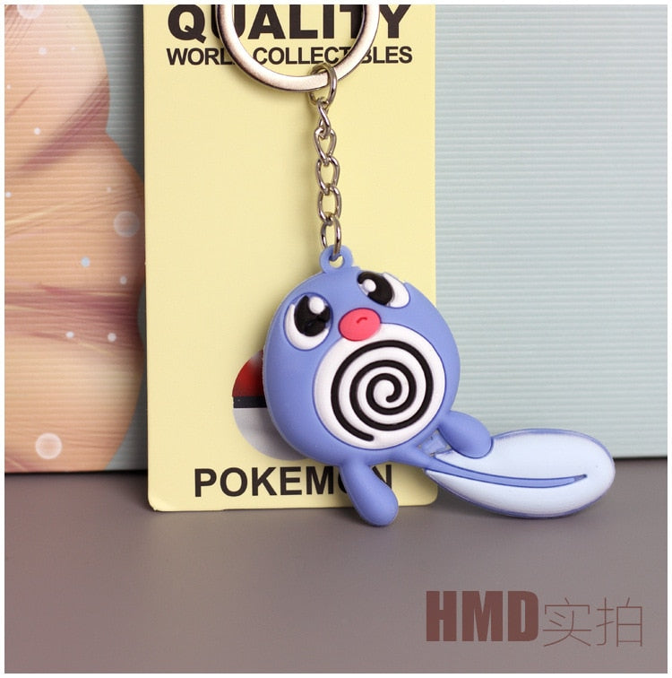 Pokemon Alloy Silicone Keychain Pendent