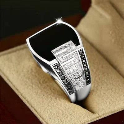 Mens Luxury Gold Diamond Rings Various Styles