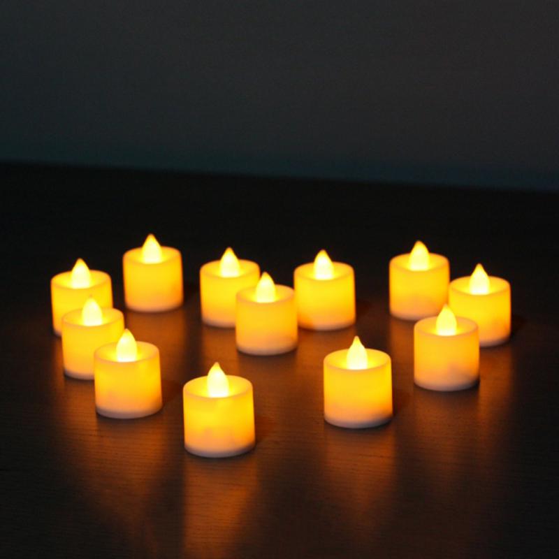 1PCS Medium Led Simulation Electronic Candle Light