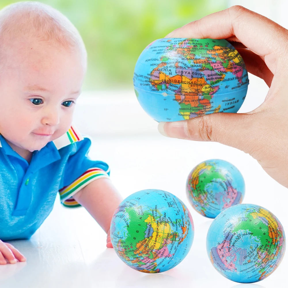 Funny World Atlas Squeeze Toys Stress Relief PU Foam Squeeze Creative Gifts