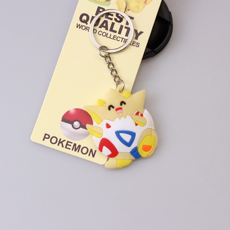 Pokemon Alloy Silicone Keychain Pendent