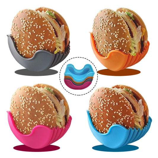 Silicone Anti-Slip Hamburger Holder
