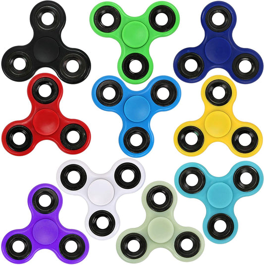ABS Fidget Spinner Tri-Spinner Multiple Colours