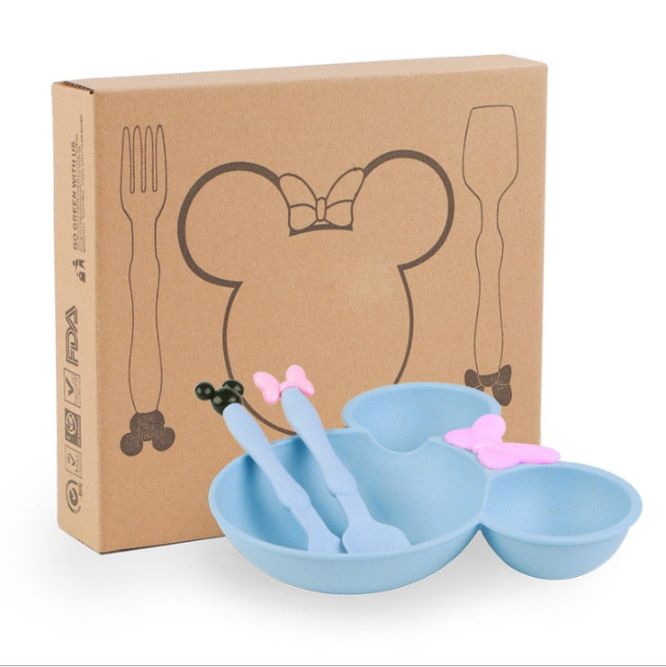 3Pcs Mini Mouse Tableware Set