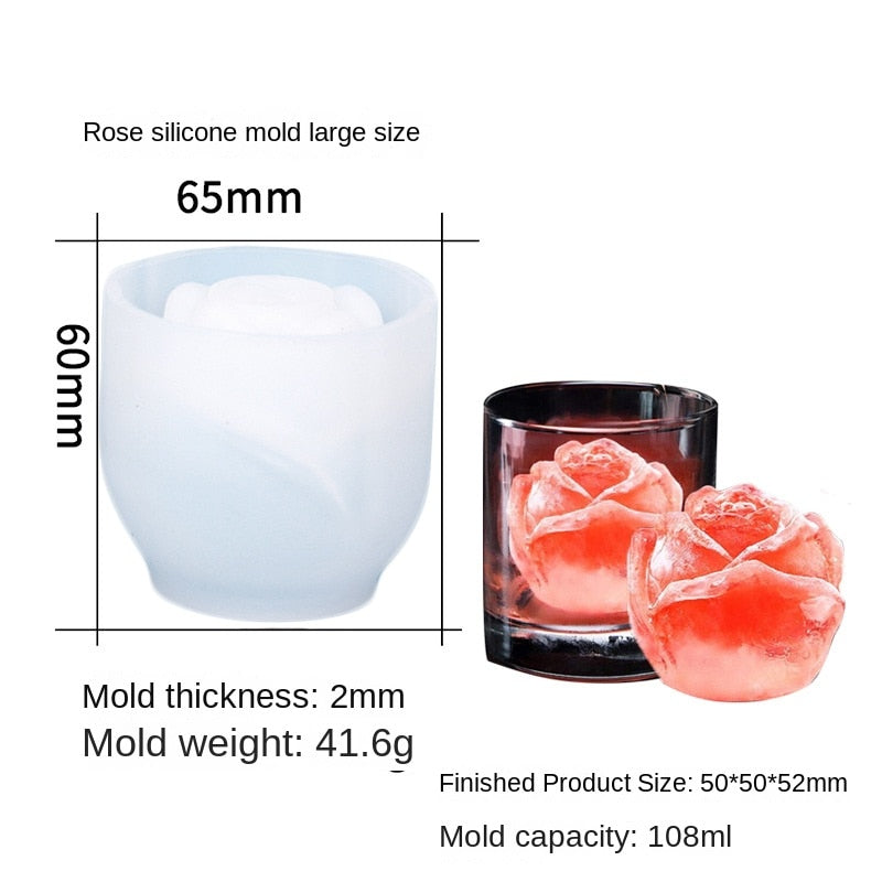 Silicone Mold Bear Shape Ice Cube Maker Chocolate Cake Mould Candy Dough Mold For Coffee Milk Tea Whiskey Ice Mold