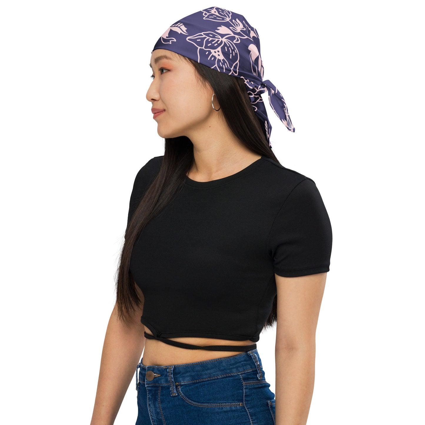 Flower Print All-over print bandana