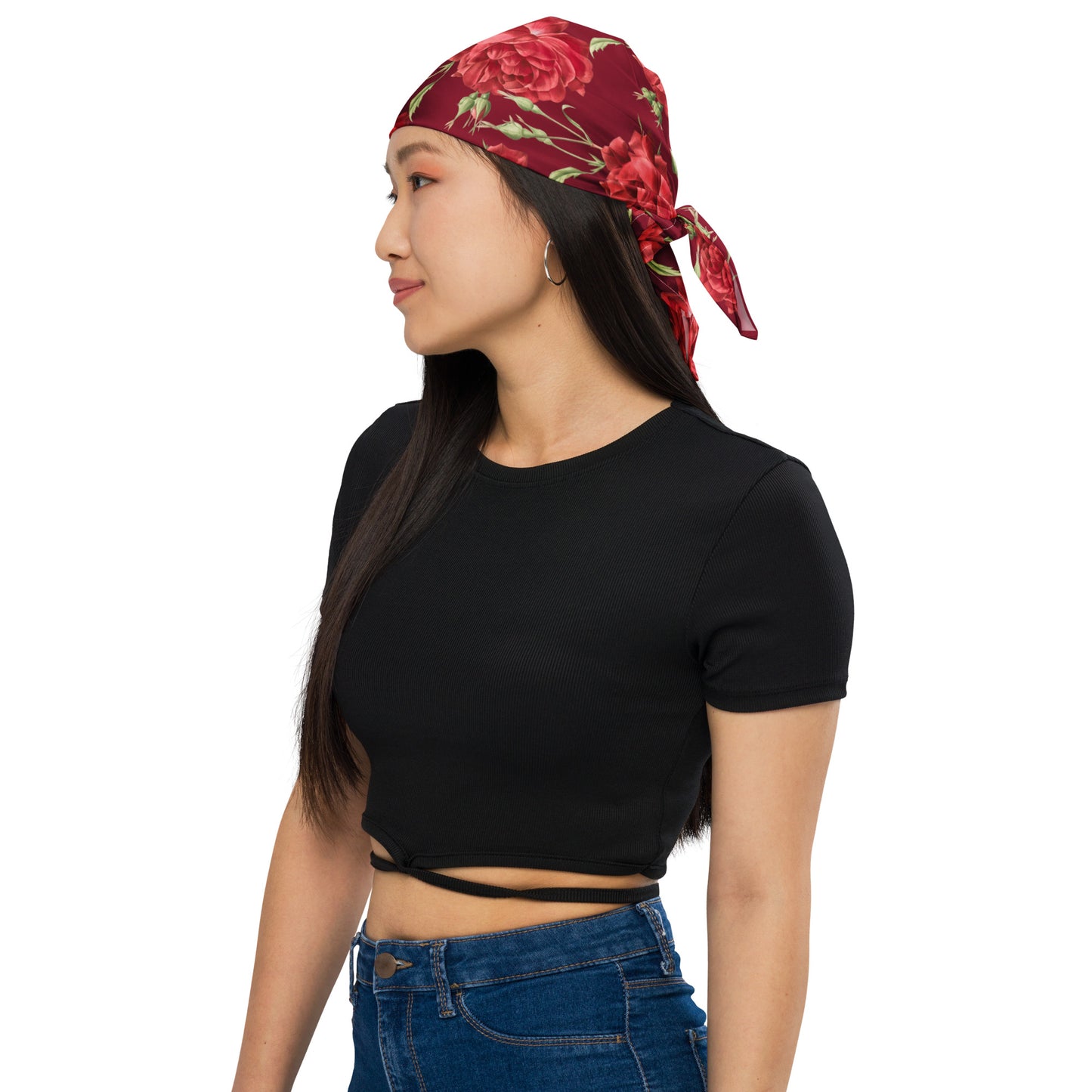 Rose All-over print bandana