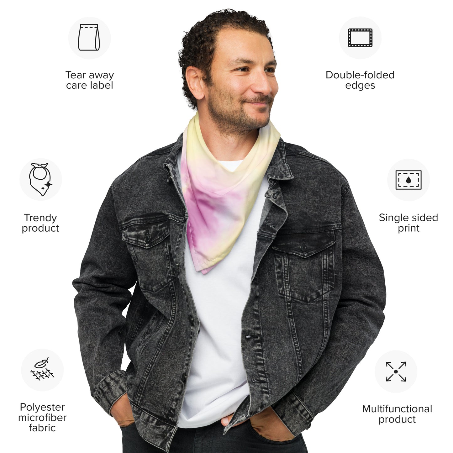 Tye Dye All-over print bandana