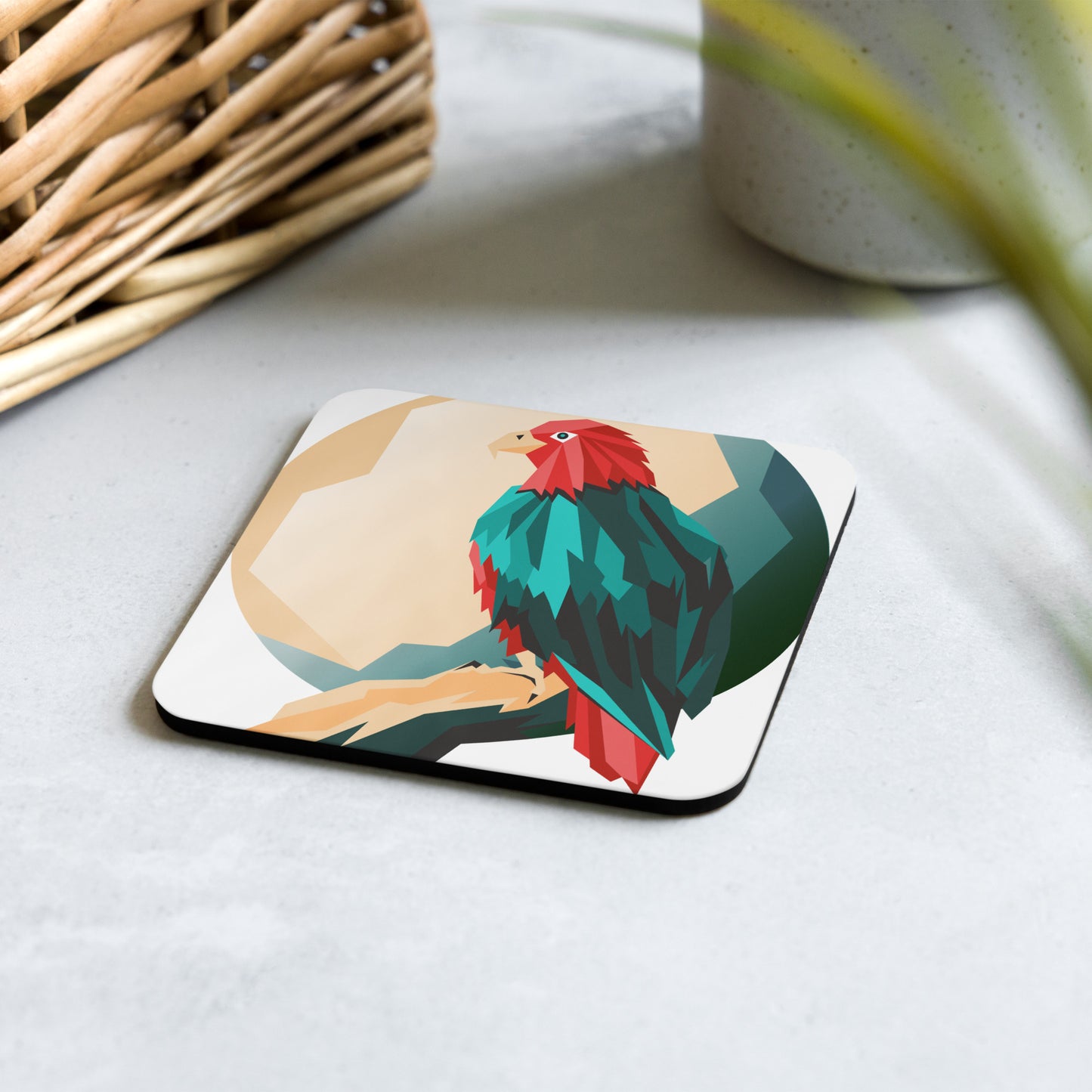 Eagle Cork-back coaster