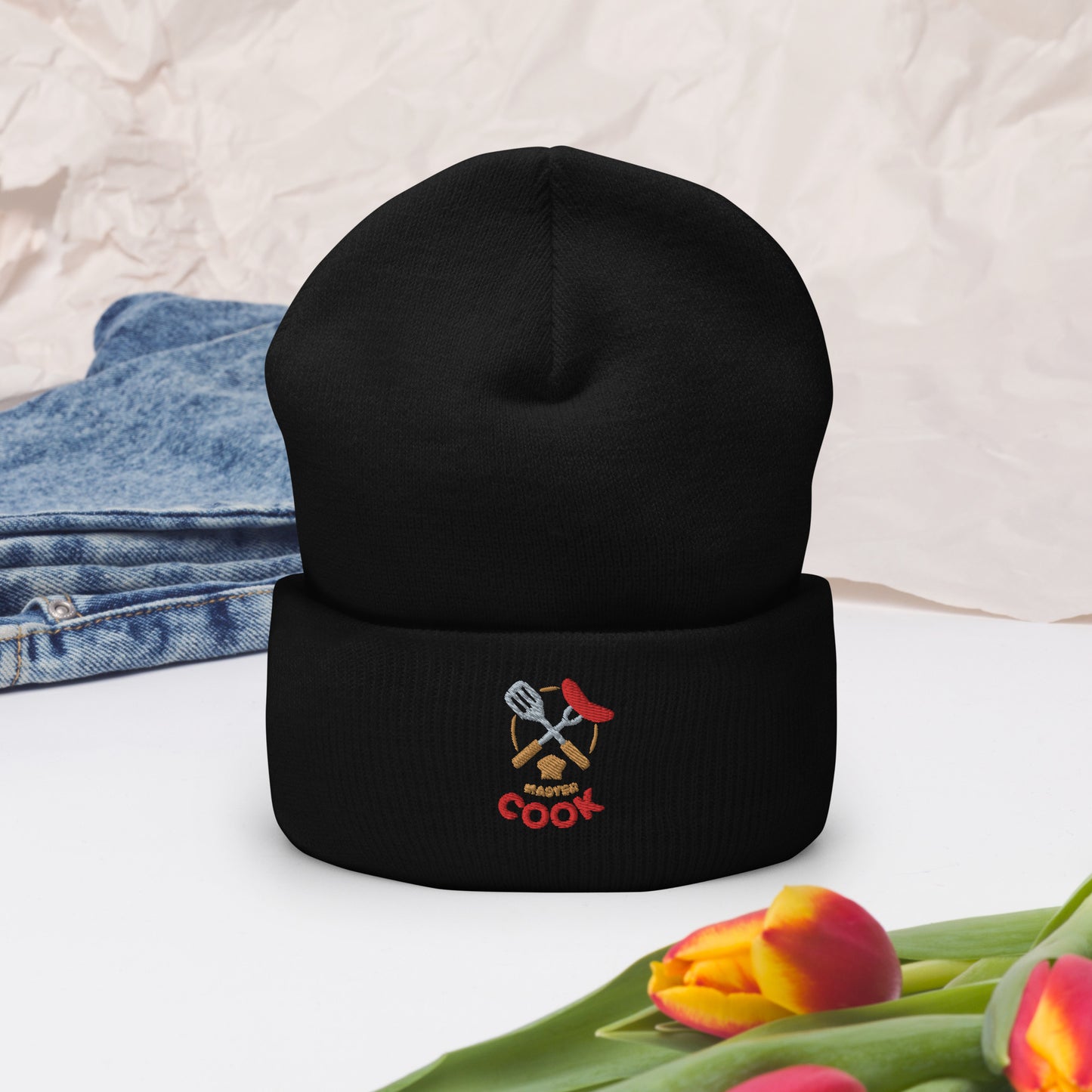 Master Cook Cuffed Beanie