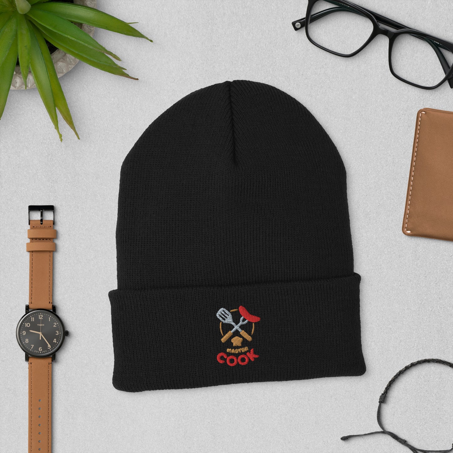 Master Cook Cuffed Beanie