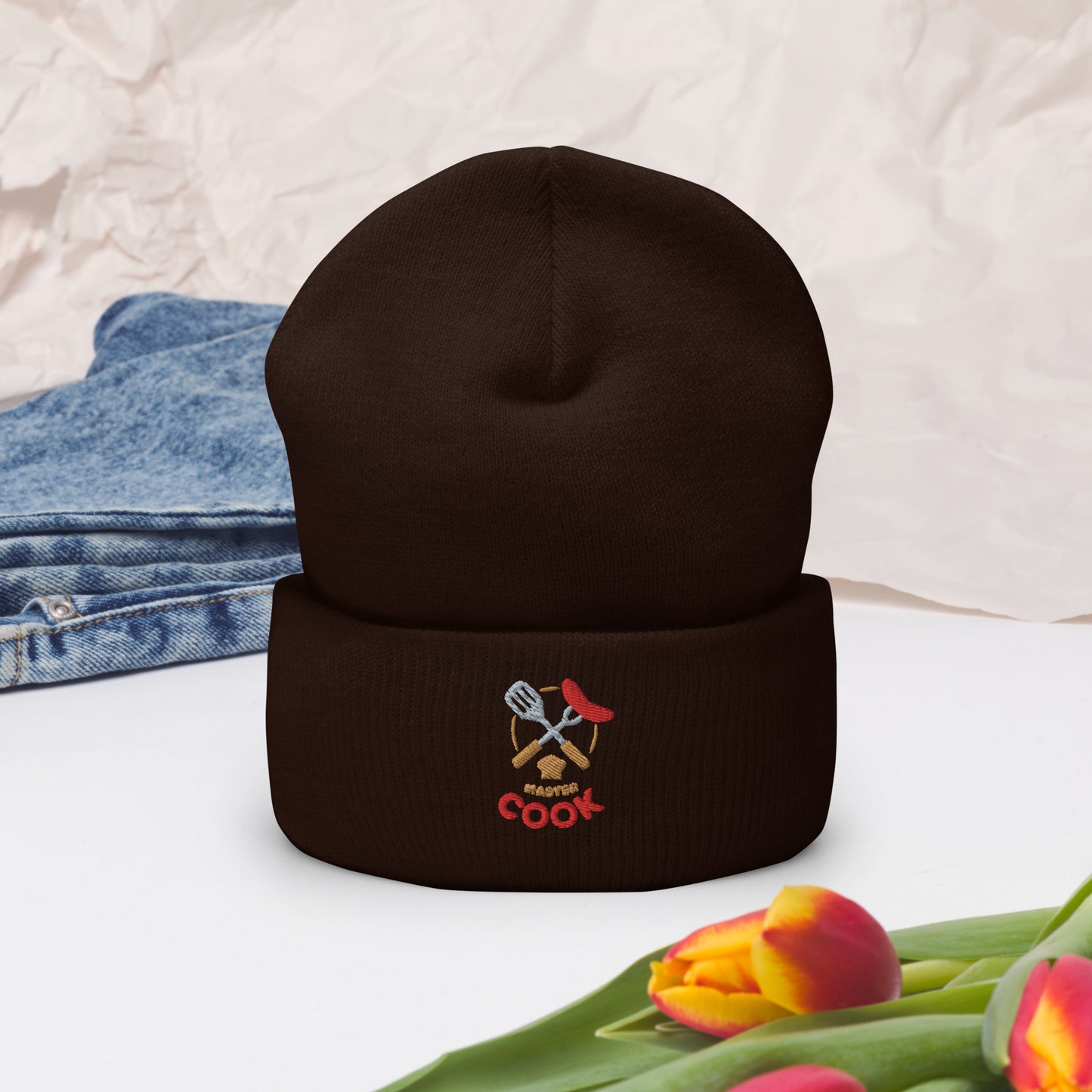 Master Cook Cuffed Beanie