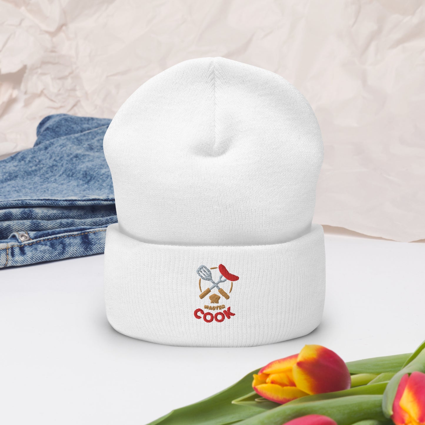 Master Cook Cuffed Beanie