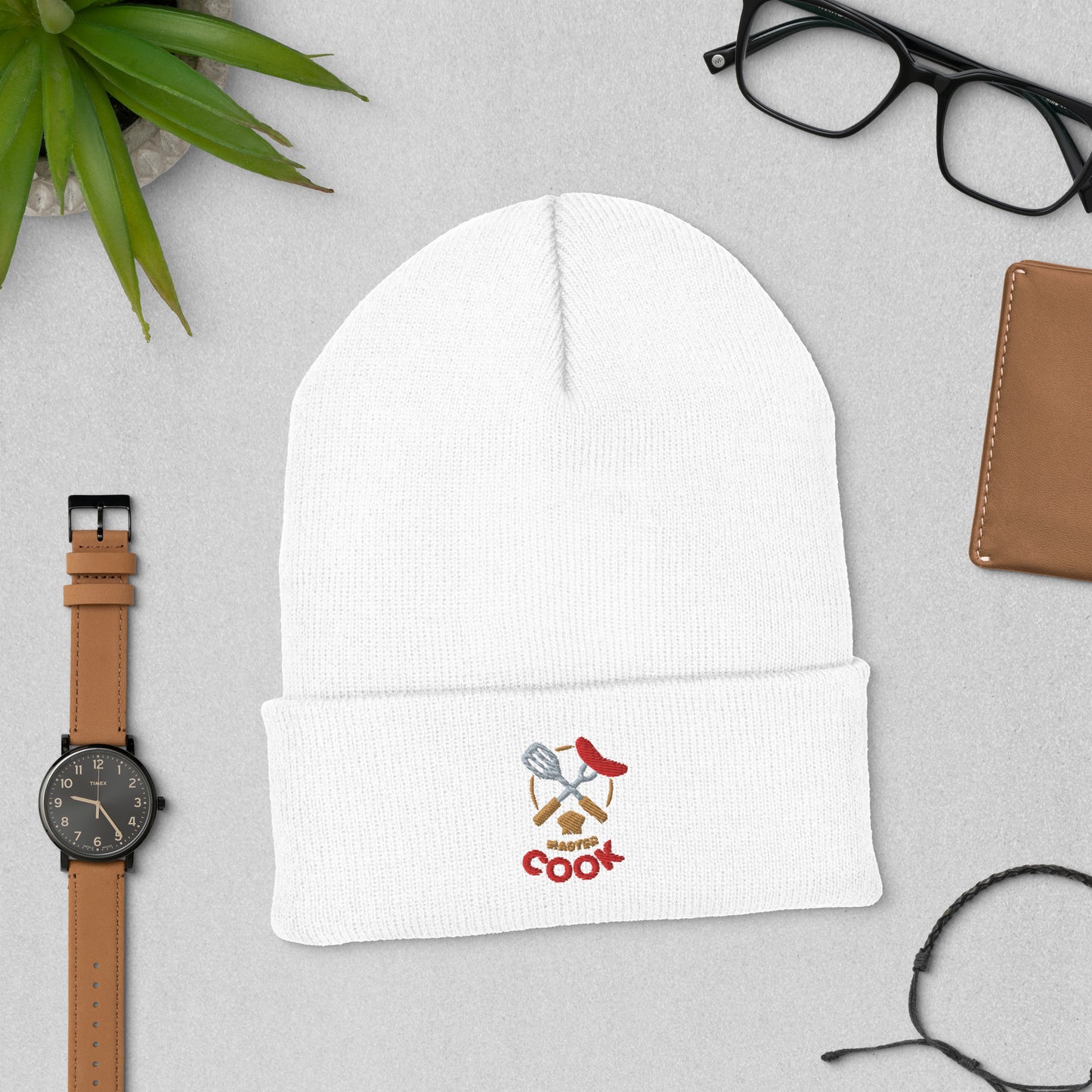 Master Cook Cuffed Beanie