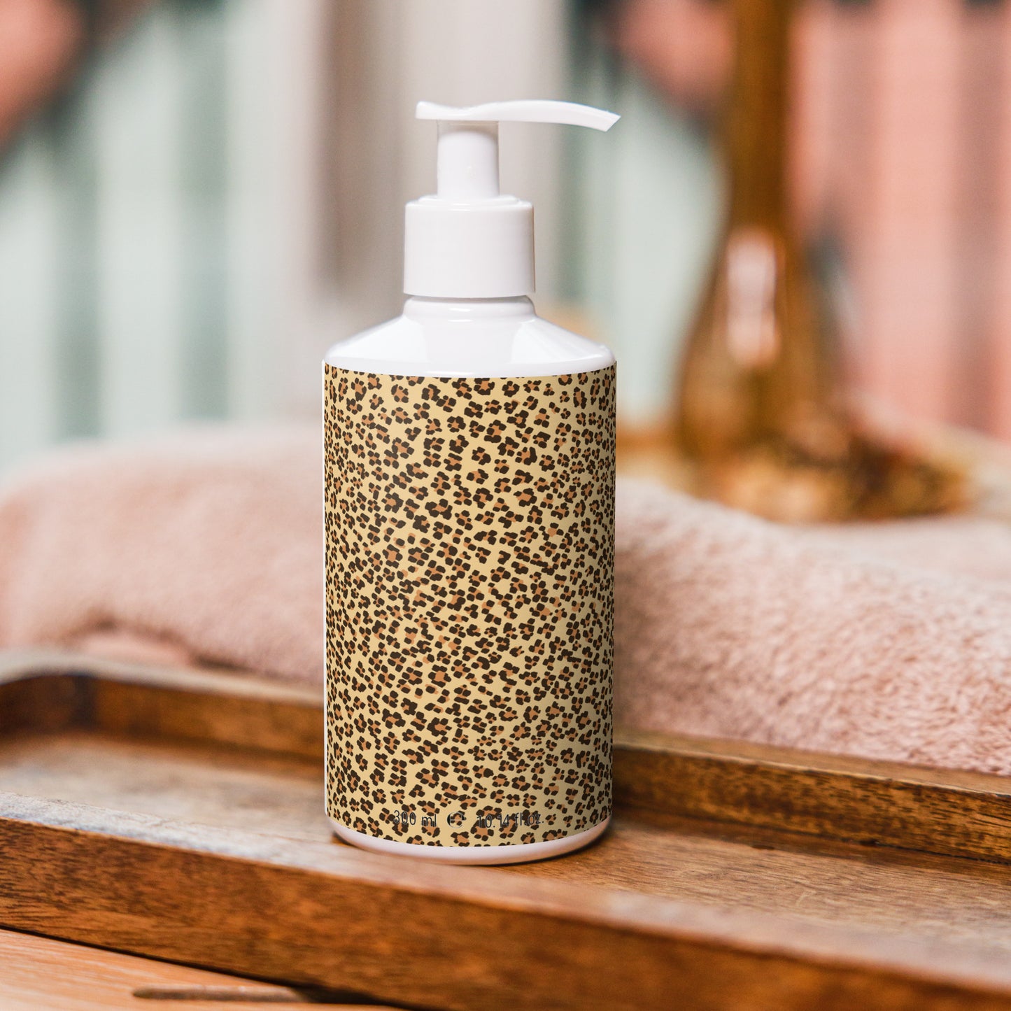 Leopard Print Floral hand & body wash