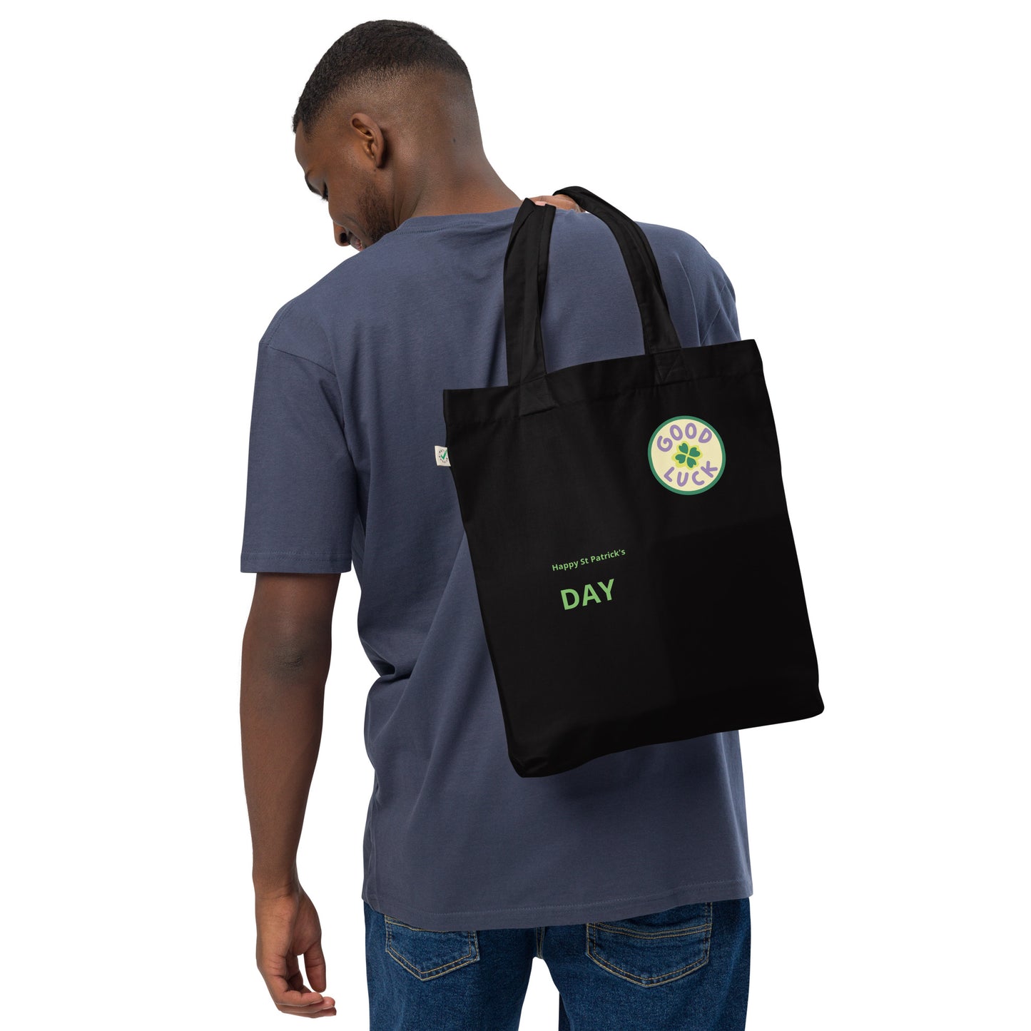 St Patrick's Day Organic fashion tote bag