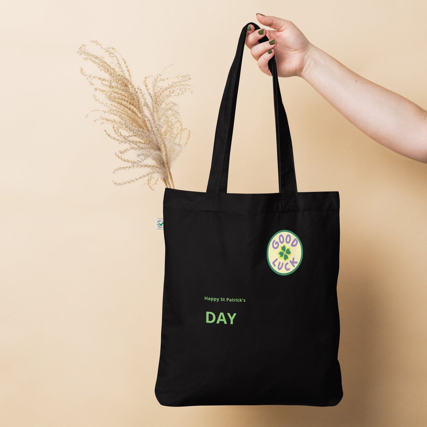 St Patrick's Day Organic fashion tote bag